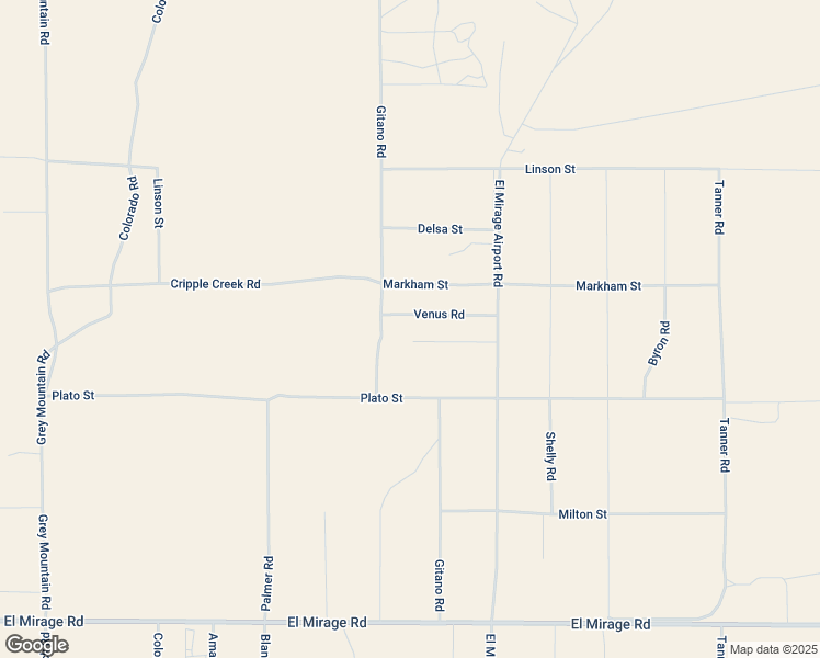 map of restaurants, bars, coffee shops, grocery stores, and more near 2777 Venus Road in El Mirage