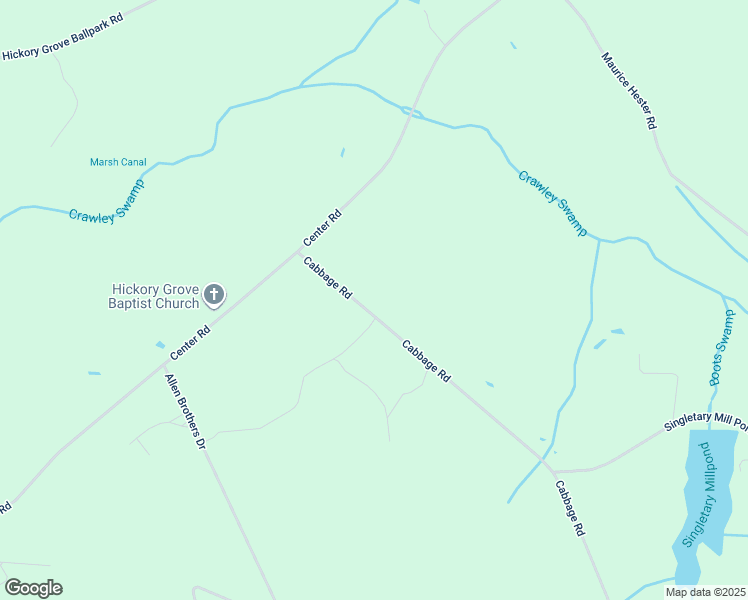 map of restaurants, bars, coffee shops, grocery stores, and more near 3300 Cabbage Road in Bladenboro