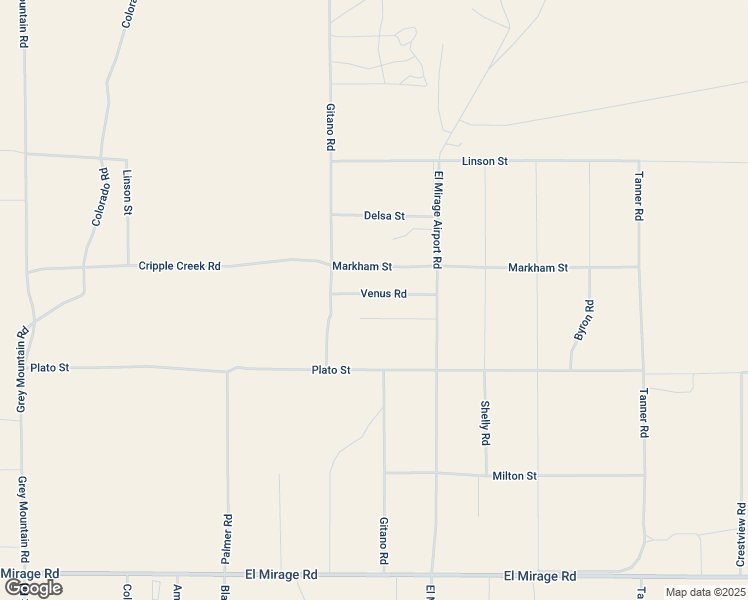map of restaurants, bars, coffee shops, grocery stores, and more near 2777 Venus Road in El Mirage