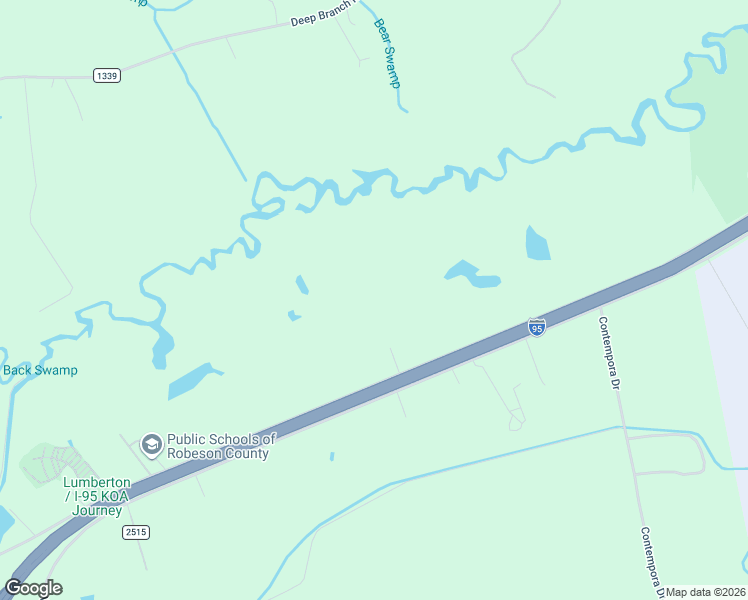 map of restaurants, bars, coffee shops, grocery stores, and more near 1509 Lake View Road in Lumberton