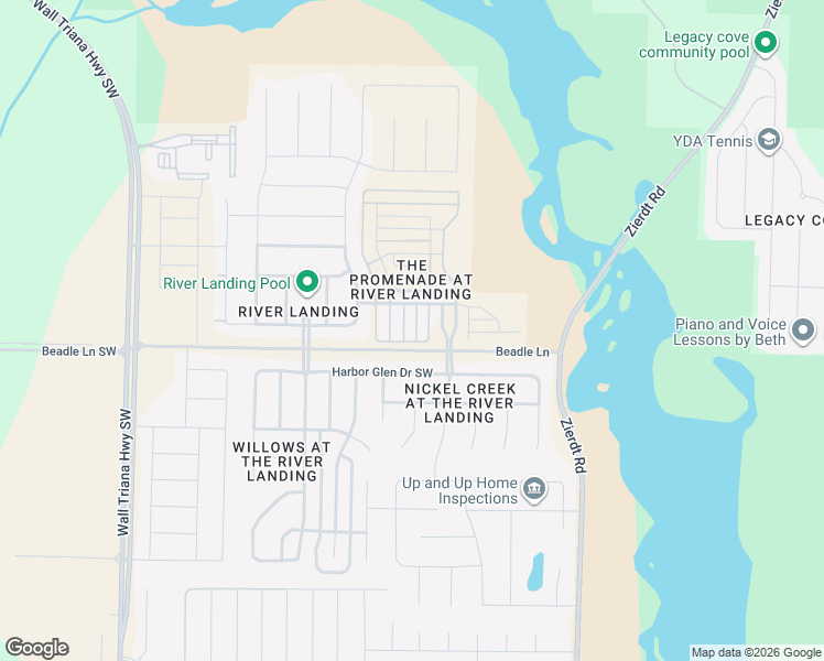 map of restaurants, bars, coffee shops, grocery stores, and more near 300 Falling Water Lane Southwest in Madison