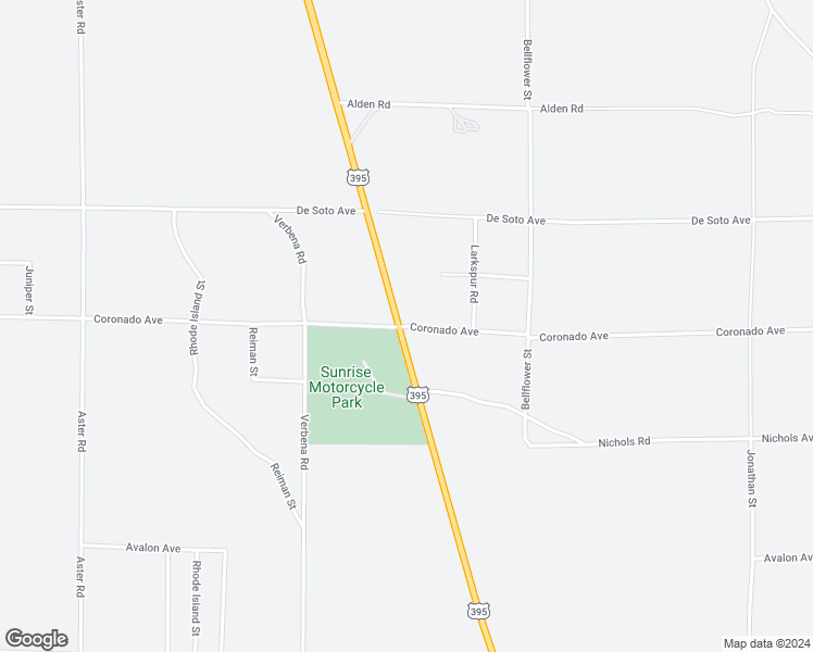 map of restaurants, bars, coffee shops, grocery stores, and more near Coronado Avenue in El Mirage