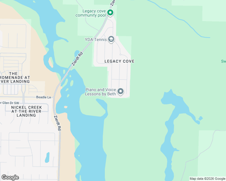 map of restaurants, bars, coffee shops, grocery stores, and more near 124 Timbercove Circle Southwest in Madison