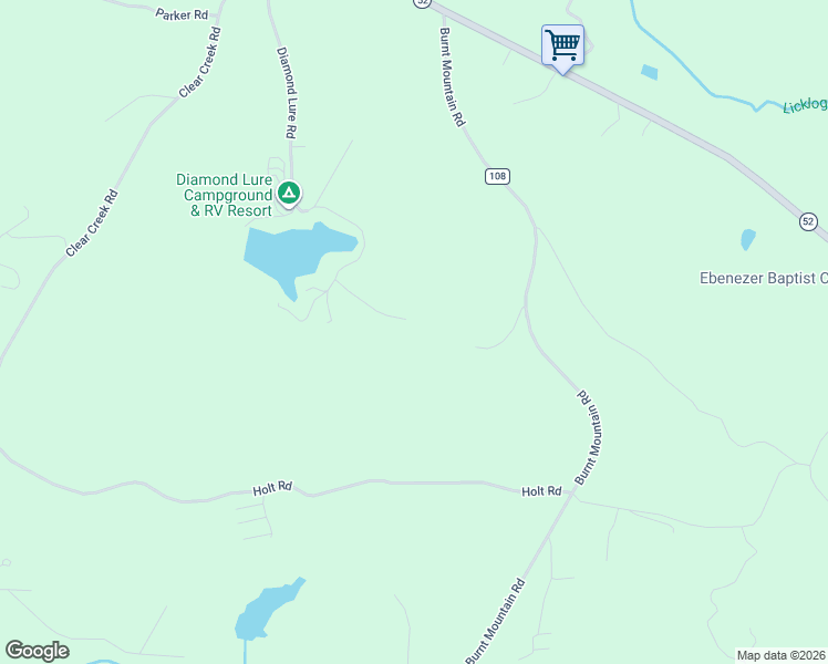 map of restaurants, bars, coffee shops, grocery stores, and more near 1030 Hefner Lake Road in Ellijay