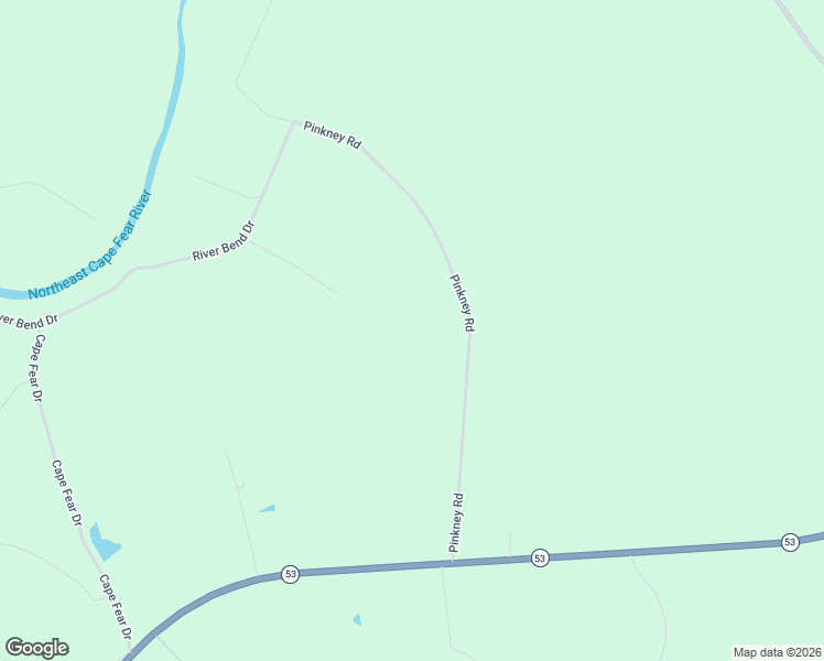 map of restaurants, bars, coffee shops, grocery stores, and more near 471 Pinkney Road in Burgaw