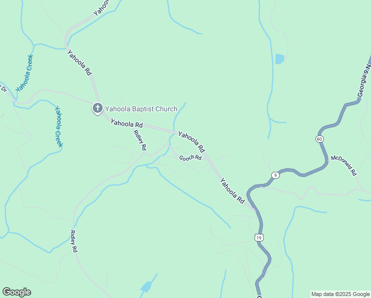 map of restaurants, bars, coffee shops, grocery stores, and more near 379 Yahoola Road in Dahlonega
