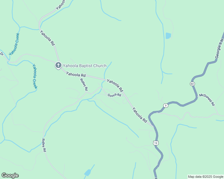 map of restaurants, bars, coffee shops, grocery stores, and more near 379 Yahoola Road in Dahlonega