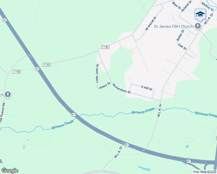map of restaurants, bars, coffee shops, grocery stores, and more near in Bladenboro