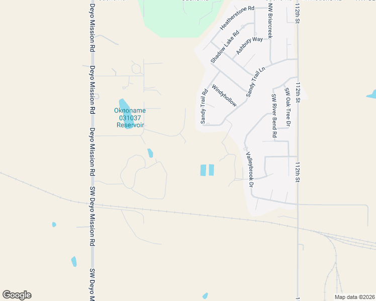 map of restaurants, bars, coffee shops, grocery stores, and more near 46 Sandy Trail Lane in Lawton