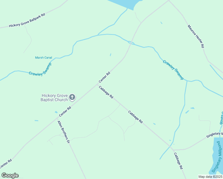 map of restaurants, bars, coffee shops, grocery stores, and more near 3418 Cabbage Road in Bladenboro