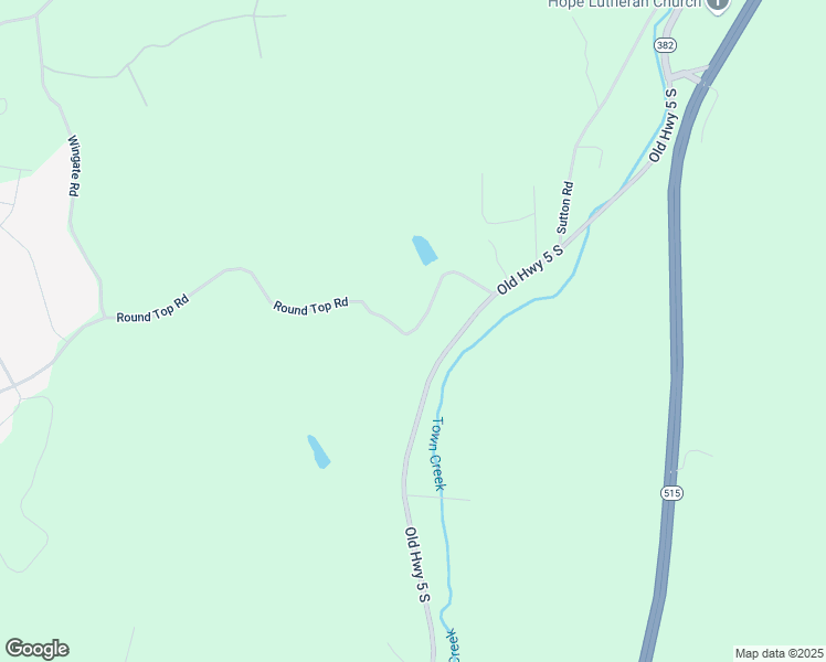 map of restaurants, bars, coffee shops, grocery stores, and more near 0 Round Top Rd in Ellijay