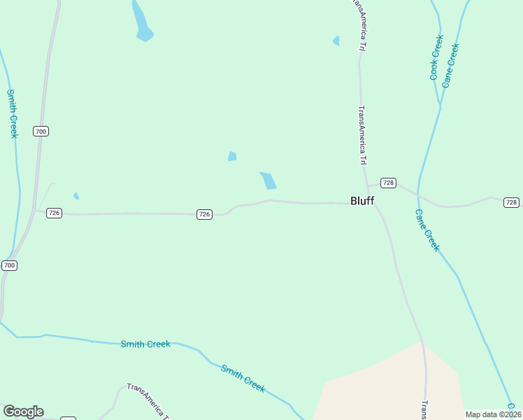 map of restaurants, bars, coffee shops, grocery stores, and more near 750 County Road 726 in Blue Mountain