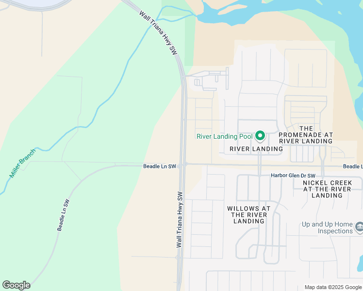 map of restaurants, bars, coffee shops, grocery stores, and more near Wall Triana Highway Southwest in Madison