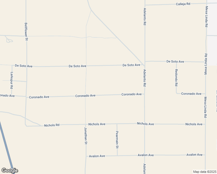 map of restaurants, bars, coffee shops, grocery stores, and more near Coronado Avenue in El Mirage