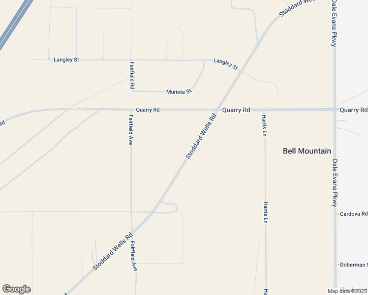 map of restaurants, bars, coffee shops, grocery stores, and more near 19950 Stoddard Wells Road in Apple Valley