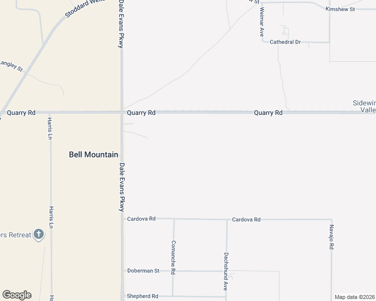 map of restaurants, bars, coffee shops, grocery stores, and more near Quarry Road in Apple Valley