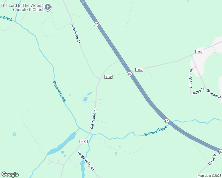 map of restaurants, bars, coffee shops, grocery stores, and more near 2359 Peanut Plant Road in Elizabethtown