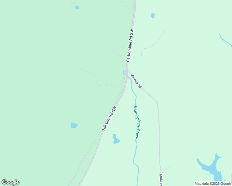 map of restaurants, bars, coffee shops, grocery stores, and more near 1938-2080 Hill City Road Northwest in Resaca