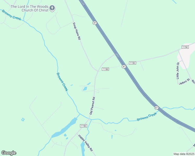 map of restaurants, bars, coffee shops, grocery stores, and more near 2263 Peanut Plant Road in Elizabethtown