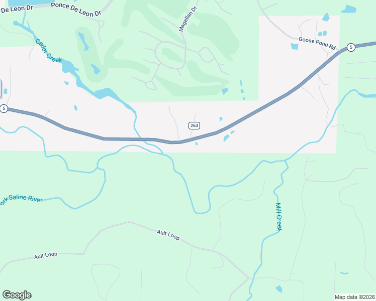 map of restaurants, bars, coffee shops, grocery stores, and more near 9500 Park Avenue in Hot Springs