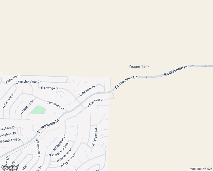 map of restaurants, bars, coffee shops, grocery stores, and more near 4940 North Badger Road in Prescott Valley