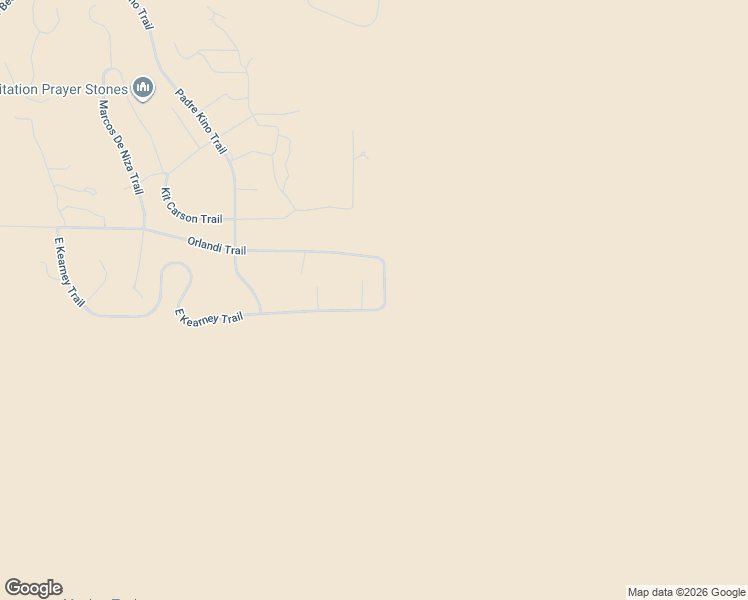 map of restaurants, bars, coffee shops, grocery stores, and more near 3940 East Kearney Trail in Lake Montezuma