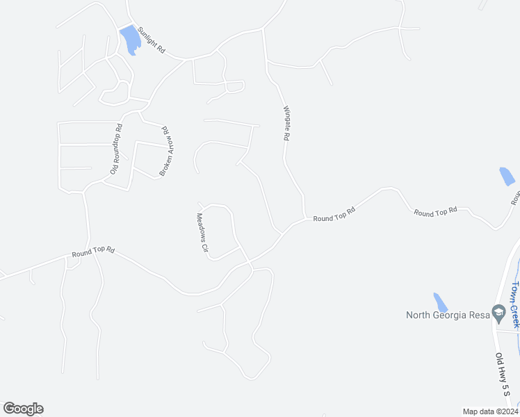 map of restaurants, bars, coffee shops, grocery stores, and more near 101 Old South Drive in Ellijay