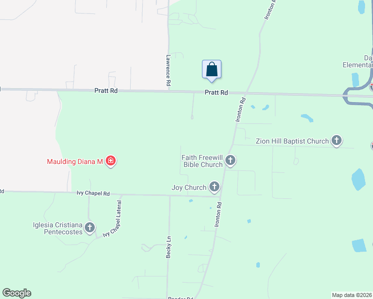 map of restaurants, bars, coffee shops, grocery stores, and more near 15100 Jenny Lane in Little Rock