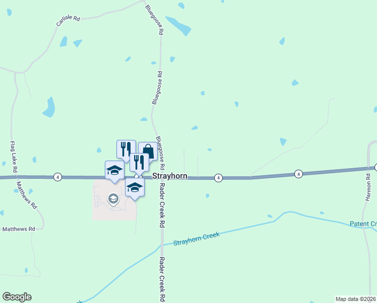map of restaurants, bars, coffee shops, grocery stores, and more near 110 Floyd Drive in Sarah