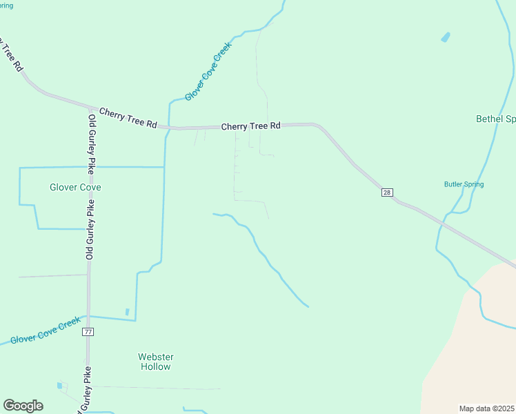 map of restaurants, bars, coffee shops, grocery stores, and more near 215 Bowen Lane in Gurley