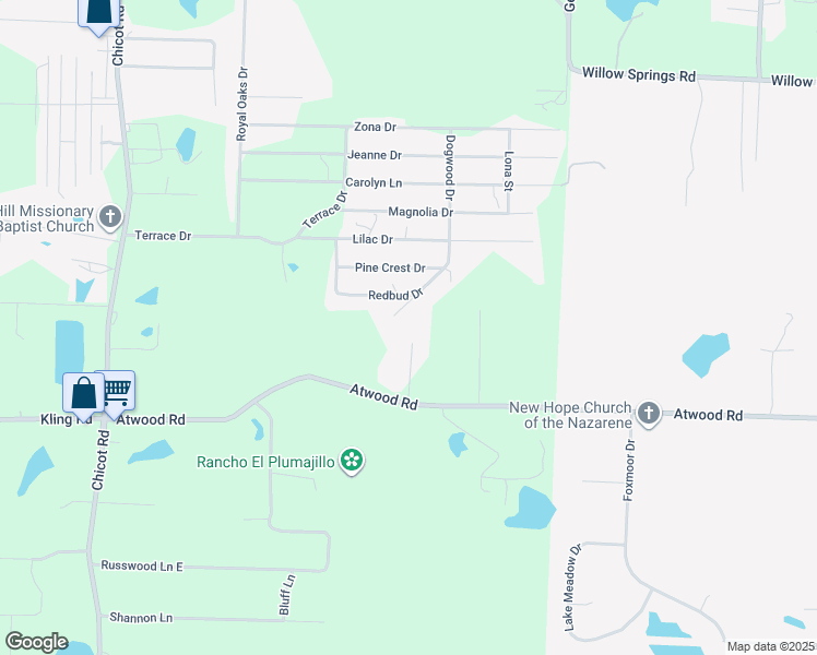 map of restaurants, bars, coffee shops, grocery stores, and more near 14900 Randy Lane in Saline County