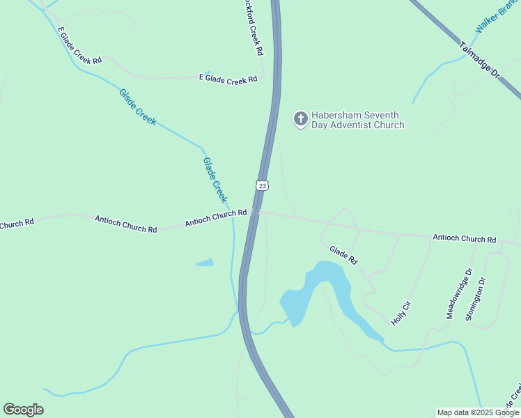 map of restaurants, bars, coffee shops, grocery stores, and more near 400 Bay Shadows Lane in Clarkesville