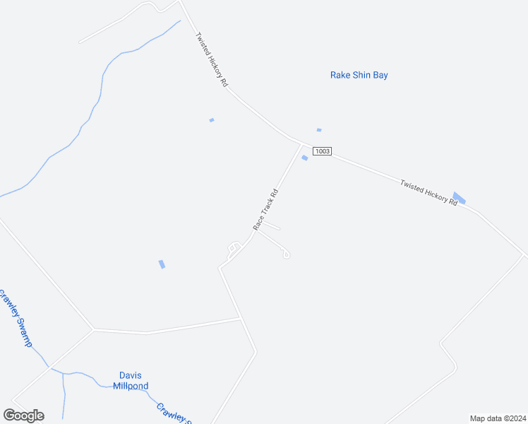 map of restaurants, bars, coffee shops, grocery stores, and more near Race Track Road in Bladen County