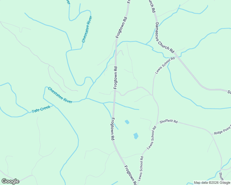 map of restaurants, bars, coffee shops, grocery stores, and more near Fireside River Trace East in Lumpkin County