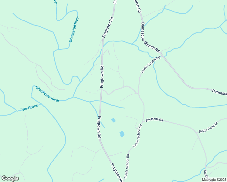 map of restaurants, bars, coffee shops, grocery stores, and more near Fireside River Trace East in Lumpkin County