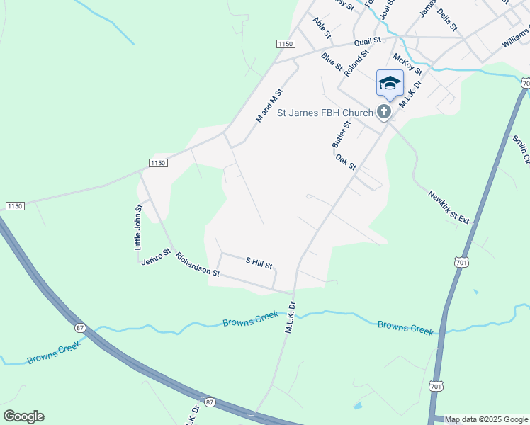 map of restaurants, bars, coffee shops, grocery stores, and more near 806 Moultrie Lane in Elizabethtown
