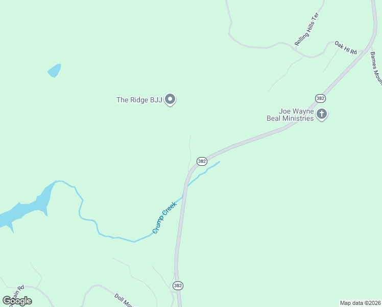 map of restaurants, bars, coffee shops, grocery stores, and more near Unamed Road in Ellijay