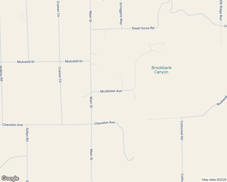 map of restaurants, bars, coffee shops, grocery stores, and more near McAllister Avenue in Navajo County