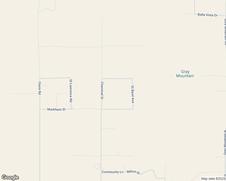 map of restaurants, bars, coffee shops, grocery stores, and more near Chamisal Street in San Bernardino County