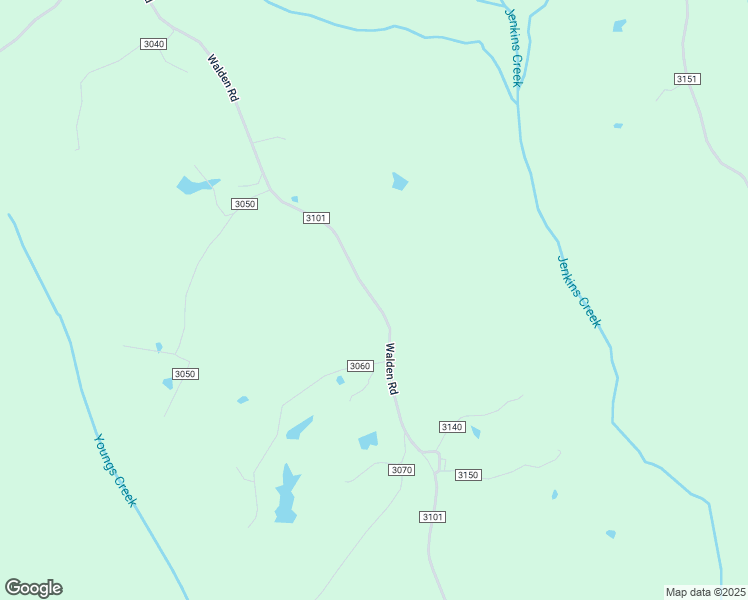 map of restaurants, bars, coffee shops, grocery stores, and more near County Road 3101 in Prentiss County