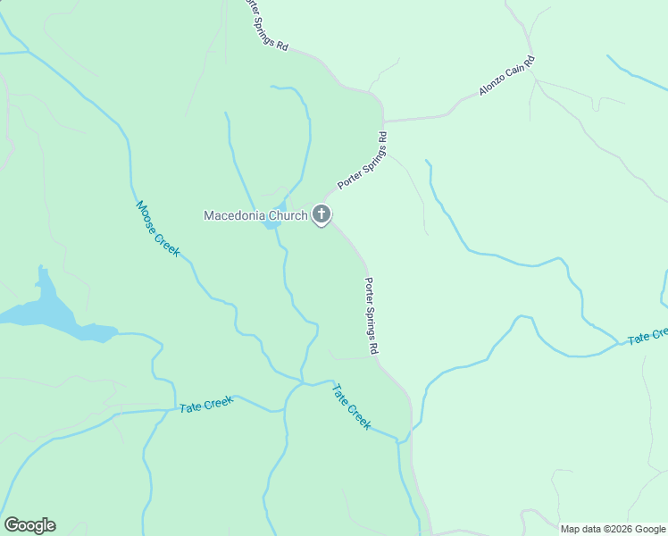 map of restaurants, bars, coffee shops, grocery stores, and more near 68 Hummingbird Valley in Dahlonega