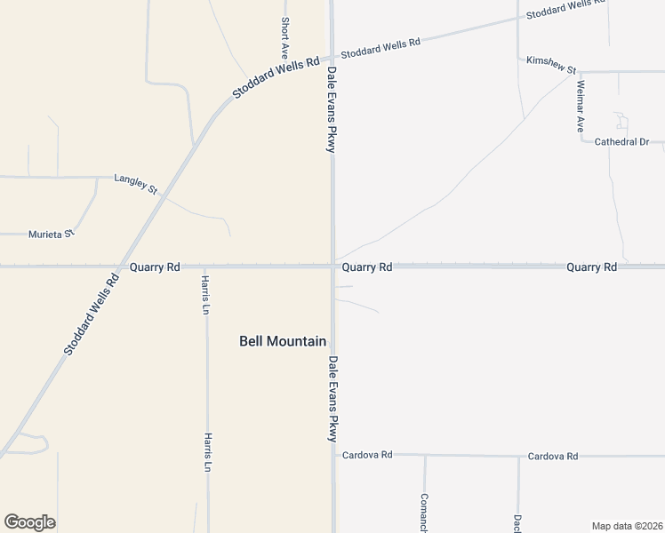 map of restaurants, bars, coffee shops, grocery stores, and more near Quarry Road in Apple Valley