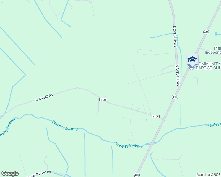 map of restaurants, bars, coffee shops, grocery stores, and more near 630 Ja Carroll Road in Bladenboro