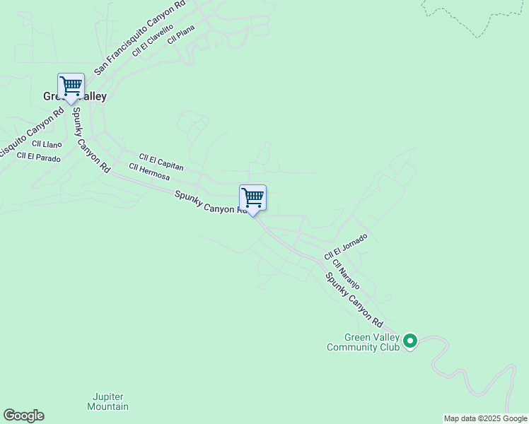 map of restaurants, bars, coffee shops, grocery stores, and more near 15475 Calle Ensenada in Green Valley