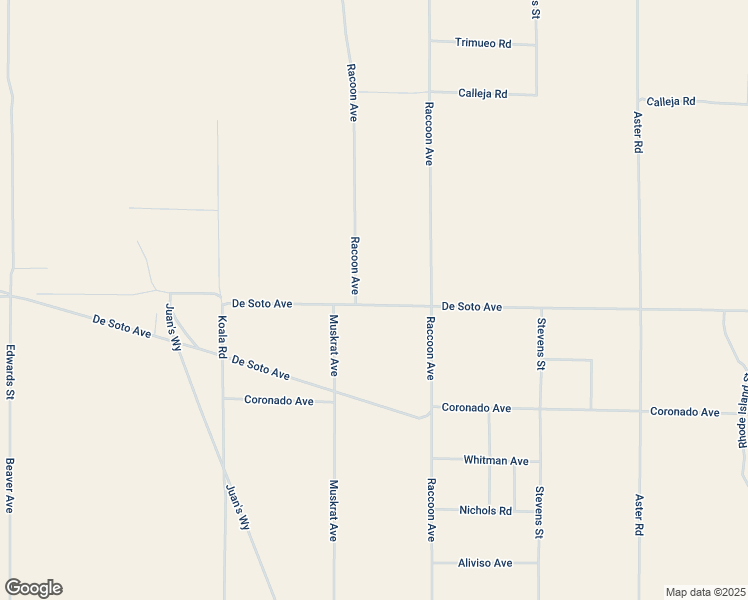 map of restaurants, bars, coffee shops, grocery stores, and more near De Soto Avenue in El Mirage