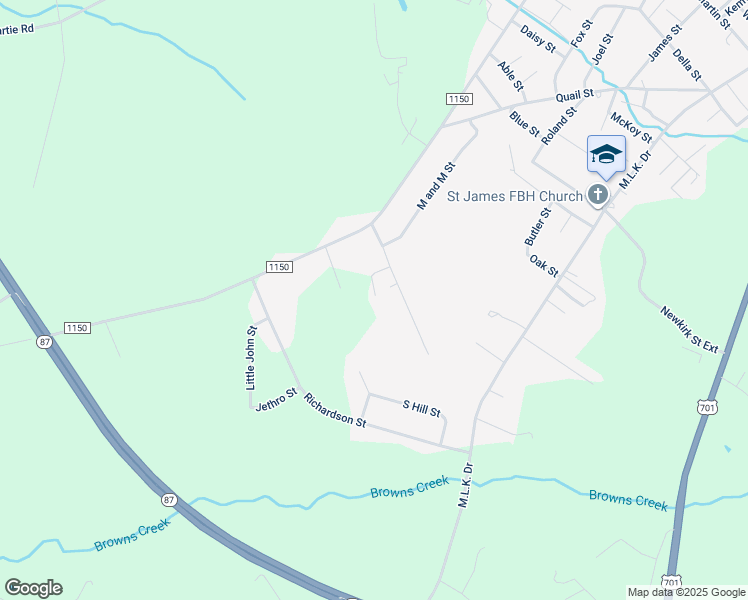 map of restaurants, bars, coffee shops, grocery stores, and more near in Bladenboro