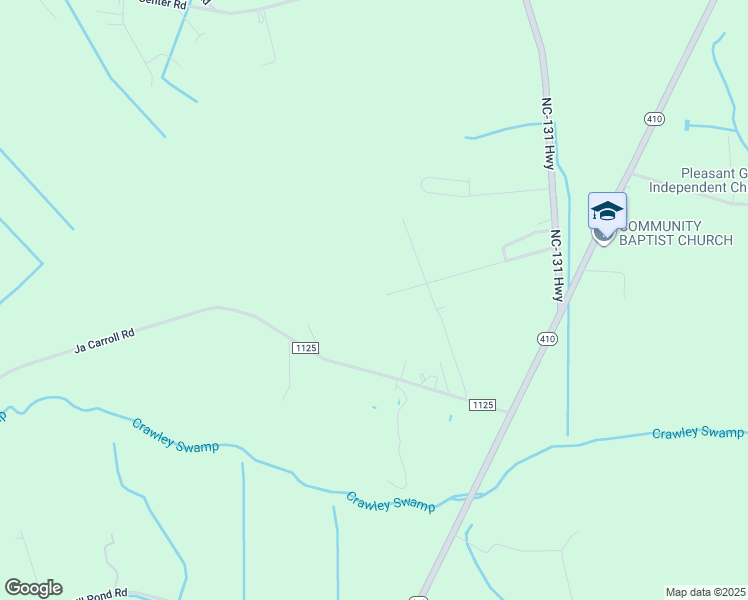 map of restaurants, bars, coffee shops, grocery stores, and more near 242 Ja Carroll Road in Bladenboro