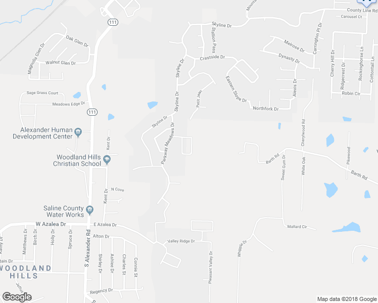 map of restaurants, bars, coffee shops, grocery stores, and more near 14645 Woodside Place Loop in Alexander