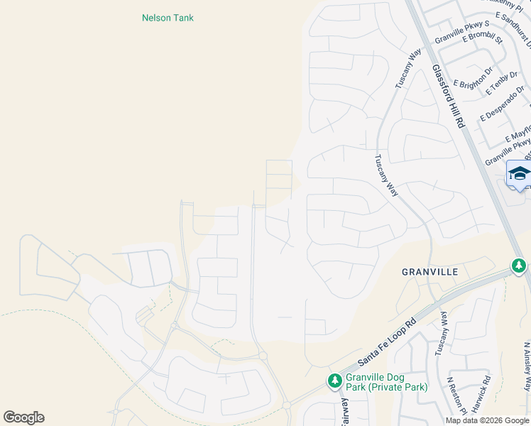 map of restaurants, bars, coffee shops, grocery stores, and more near Salem Place in Prescott Valley