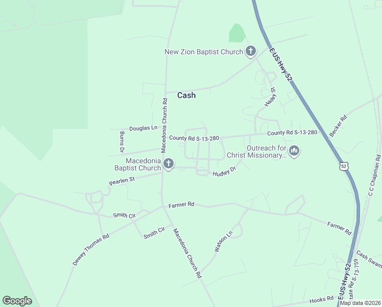 map of restaurants, bars, coffee shops, grocery stores, and more near 252 Soon Circle in Cheraw